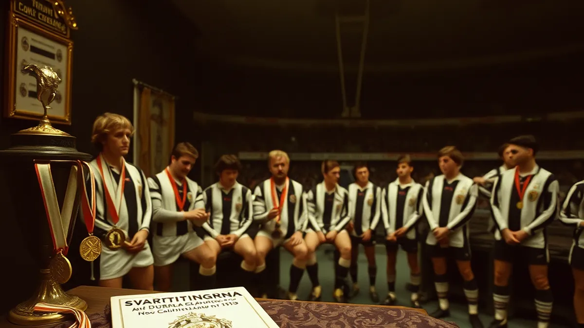 Svartvitingarna och deras oförglömliga segermatch 1995