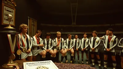 Svartvitingarna och deras oförglömliga segermatch 1995